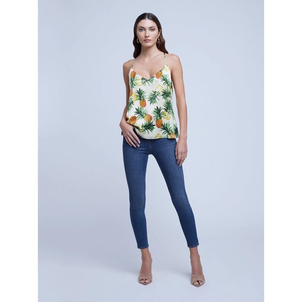 L'AGENCE Kylee Racer Tank - Size M - NWT